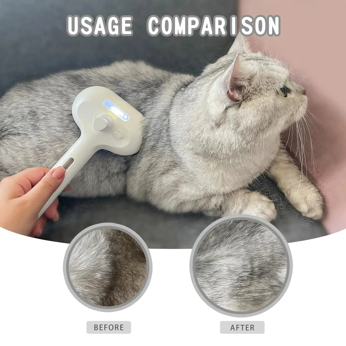 3-in-1 Dog Hair Brush Cat Hair Brush - ProPawPet.com