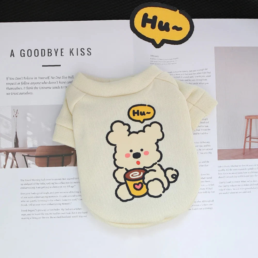 Autumn and winter pet clothes cute little - ProPawPet.com