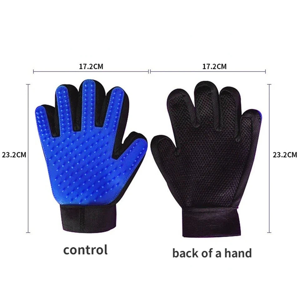 DualPet Pet Grooming Glove for Dog Cats - ProPawPet.com