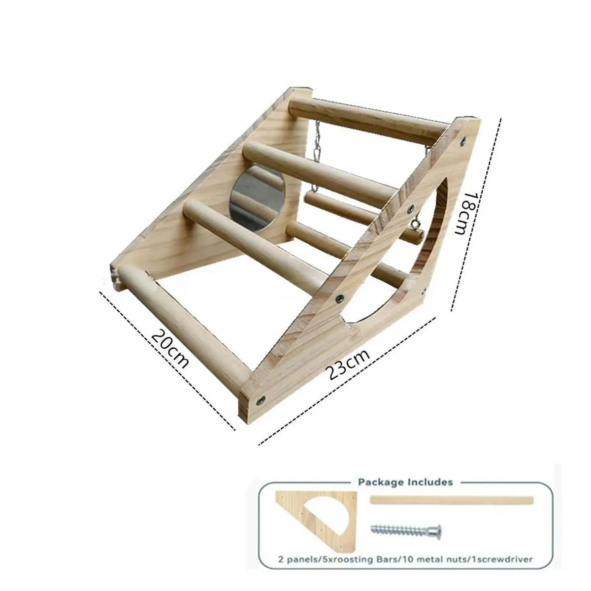 Chick Perch Wooden Roosting Bar Vertical - ProPawPet.com