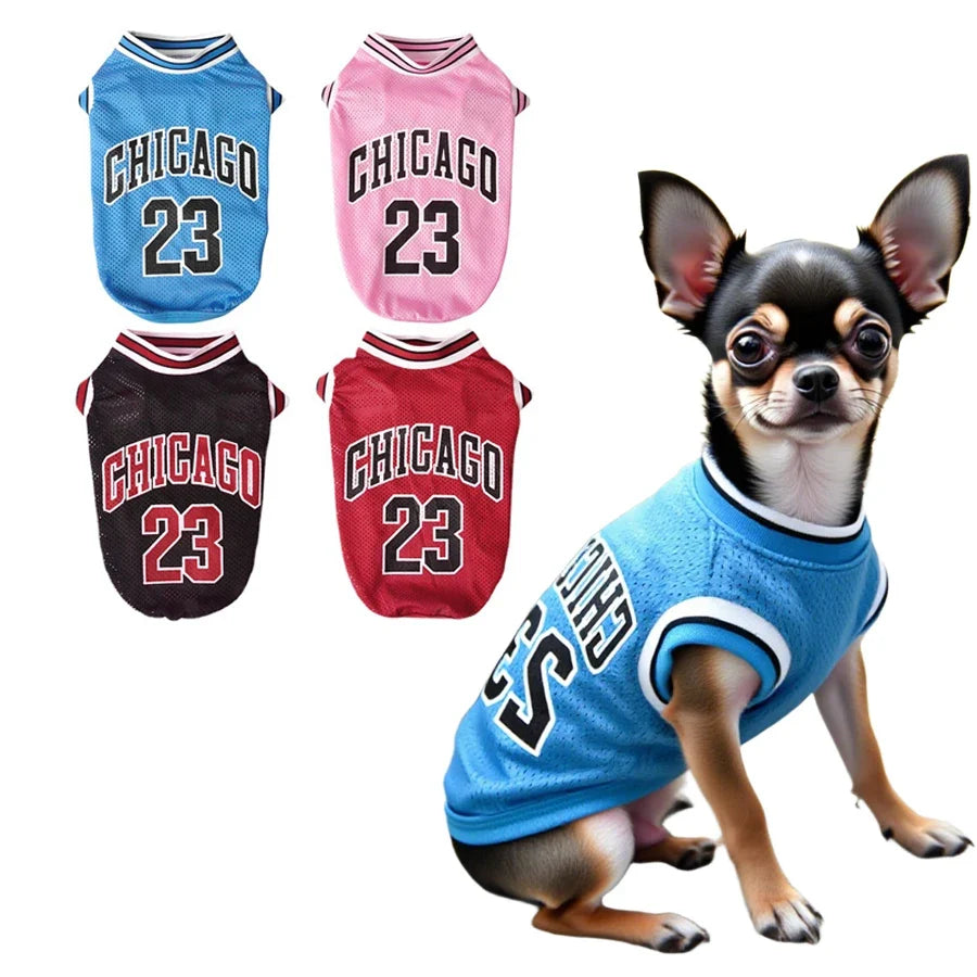 Dog Basketball Jersey Clothes Boy Girl Dog - ProPawPet.com