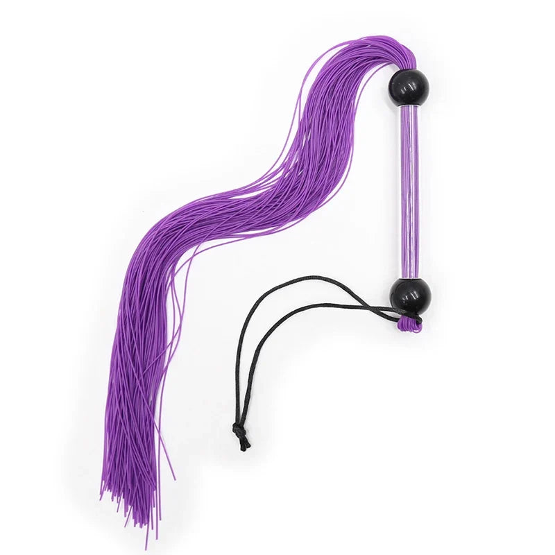 Silicone Tassel Horse Whip 51cm Equestrian Teaching Training – 2 Colors