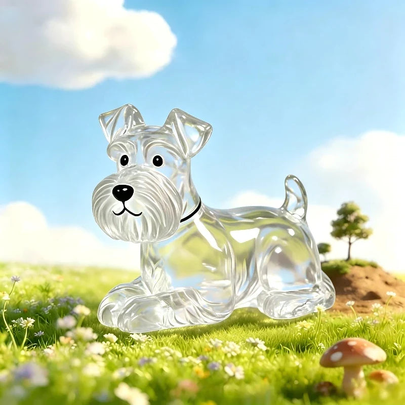 Transparent Pet Hair Capsule Keychain Dog - ProPawPet.com