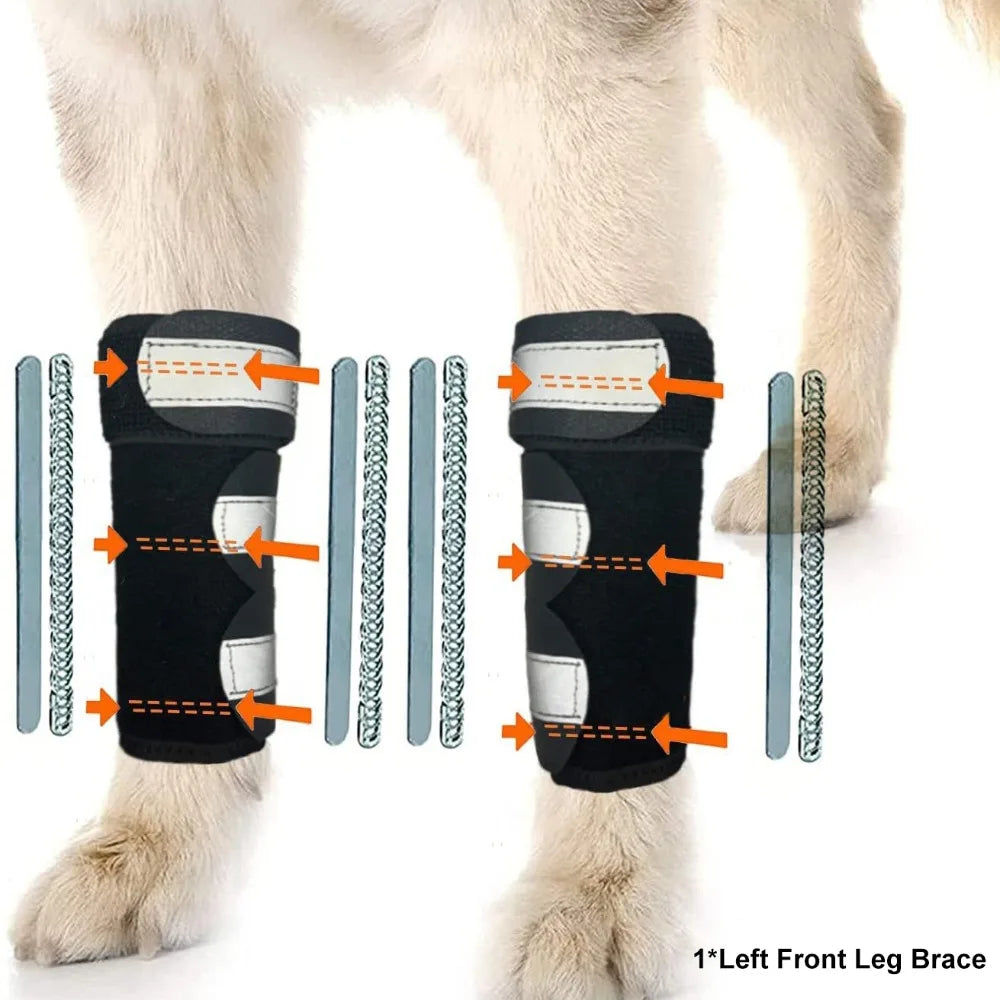 1PC Lightweight PC Strips Dog Front Leg - ProPawPet.com