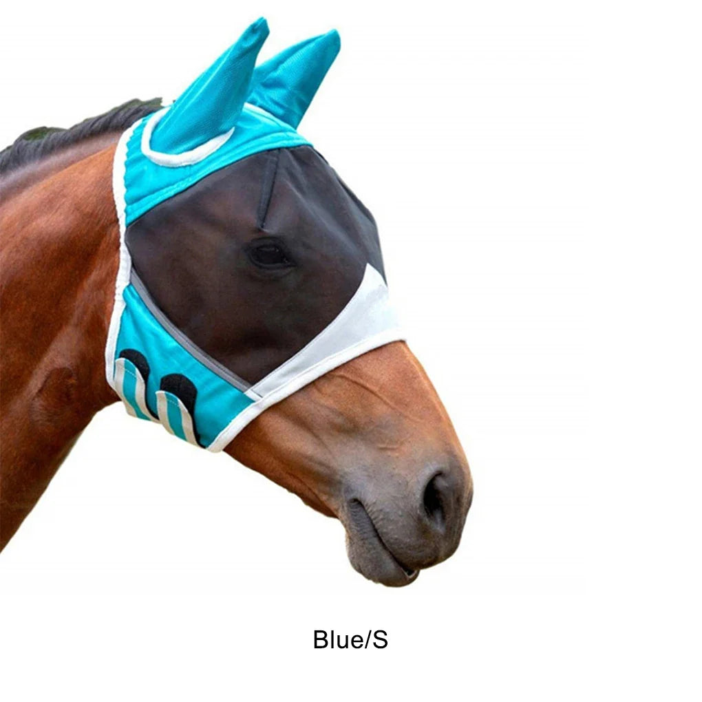 Breathable Comfortable and Adjustable Horse Fly Mask -
