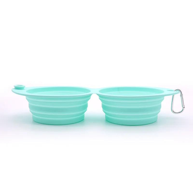 Dog Bowl, Food Food-grade Silicone Pet Folding Bowl