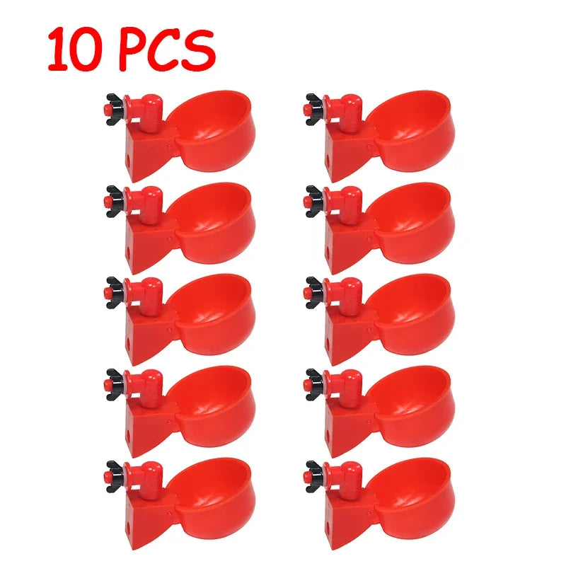 5- Chicken Drinking Cup Automatic Drinker Feeder – 6 Colors