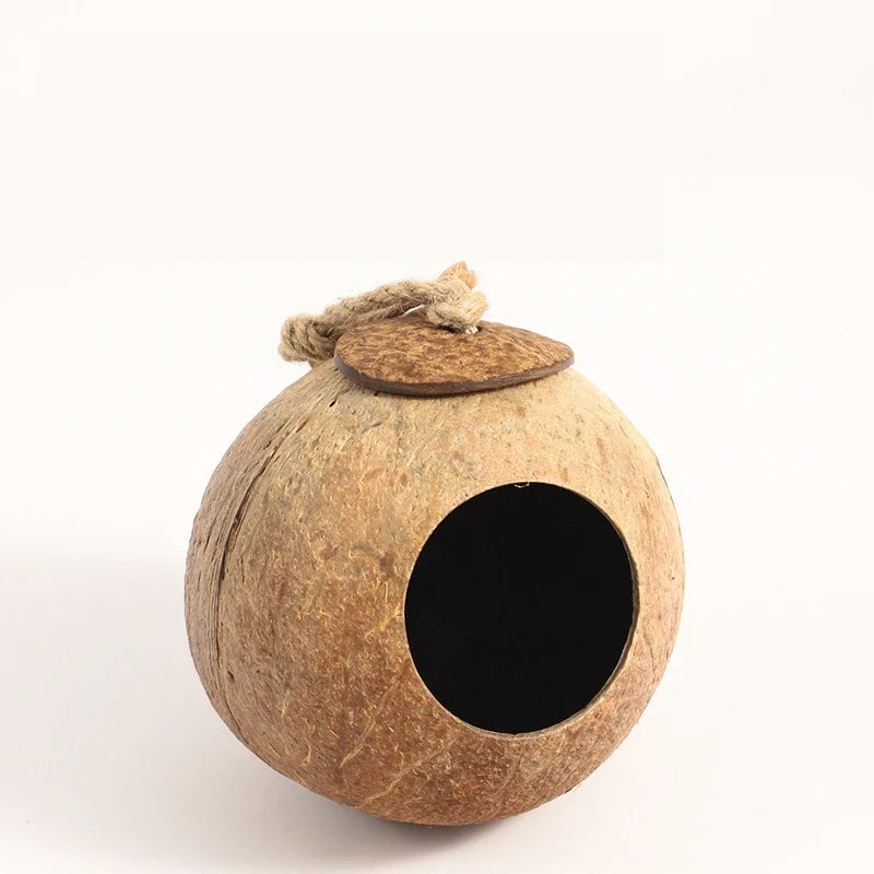 Winter Bird Breeding Nest Coconut House – 7 Colors
