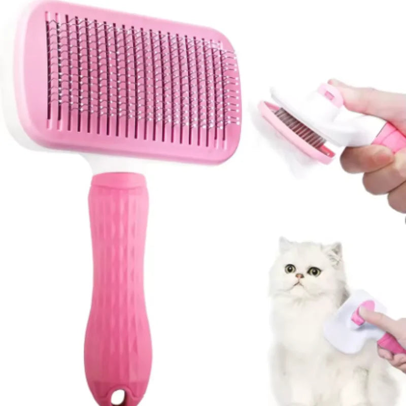 New Pet Dog Brush Cat Comb Self Cleaning Pet - ProPawPet.com