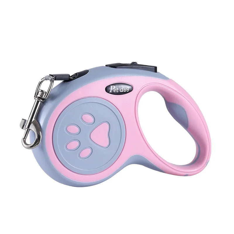 3 5m Automatic Retractable Nylon Dog Leash – 2 Sizes
