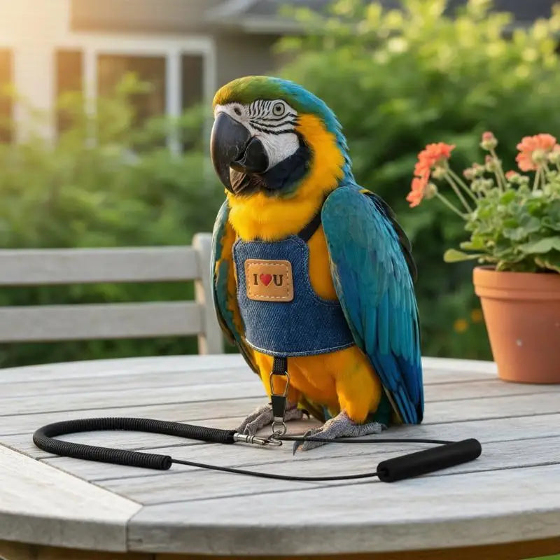 Bird Harness Adjustable Parrot Vest Flight - ProPawPet.com