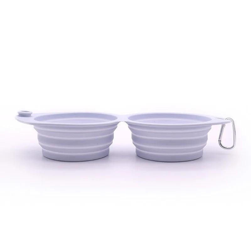 Dog Bowl, Food Food-grade Silicone Pet Folding Bowl