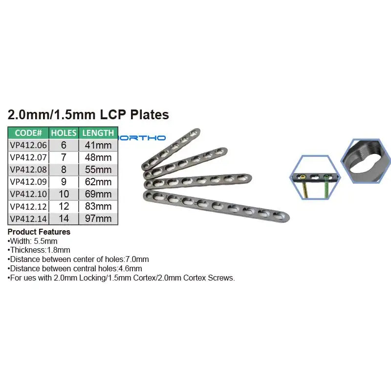 2.0&2.4&2.7mm LCP locking compression plates - ProPawPet.com
