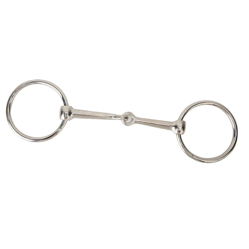 Snaffle Horse Bit Hollow Jointed Mouth Exquisite Iron Ring