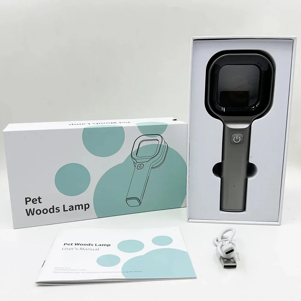 Pet Supplies Wood S Lamp USB Charging Handheld Filter – Dog Supplies
