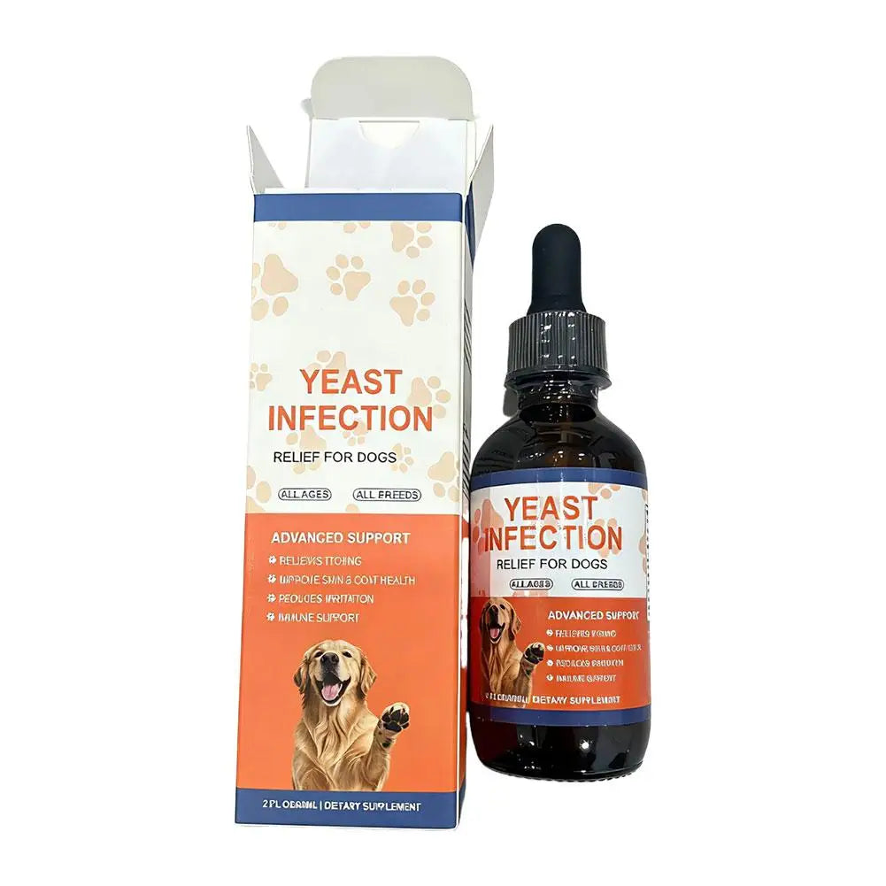 Dog Yeast Infection Relief Liquid Drops Supplement – 3 Colors