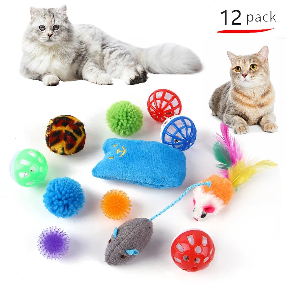 12- Set Pet Kitten Toys – photo 3