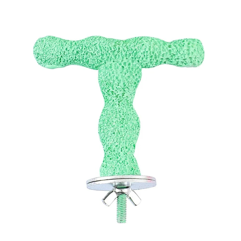 Y T Shaped Bird Standing Perches Stick Resin Non Slip Grinding – 6 Colors