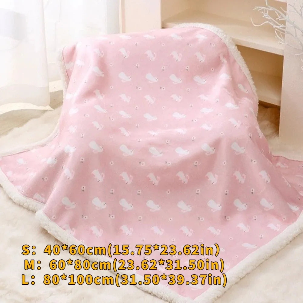 Dog Bed Pad Thickened Pet Blankets Warm - ProPawPet.com