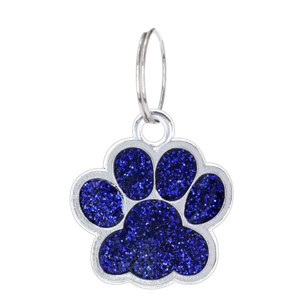 Cat & Dog Paw Print Tags, Personalized