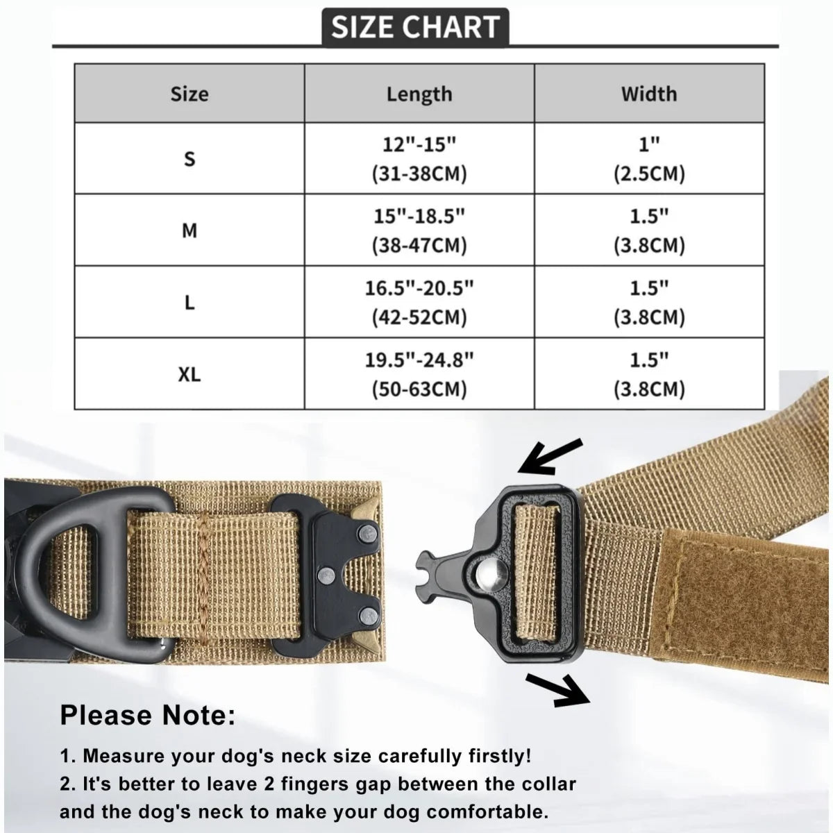 Tactical AirTag Dog Collar, with AirTag - ProPawPet.com