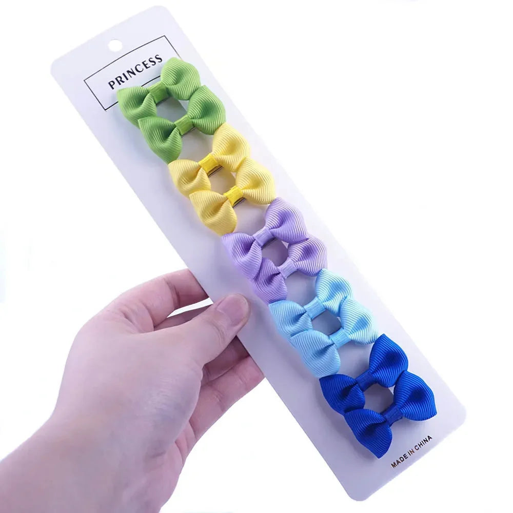 Easy-on Dog Hair Clips Diverse Styles Ribbon Bows – Dog Supplies