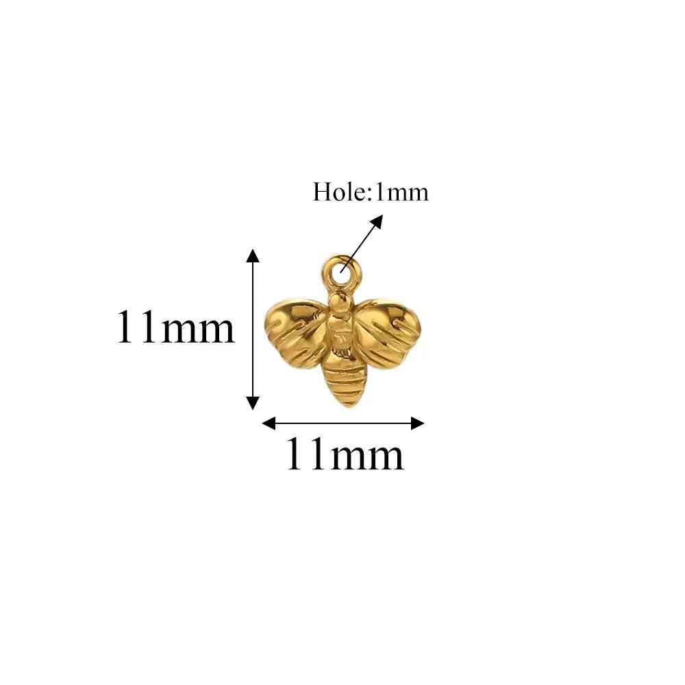 5pcs Stainle Steel Gold Animal Charms For - ProPawPet.com