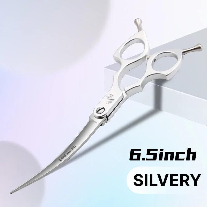 Fenice Upgraded 6.5 Inch Vg10 Split Bright Blade Curved for Dogs