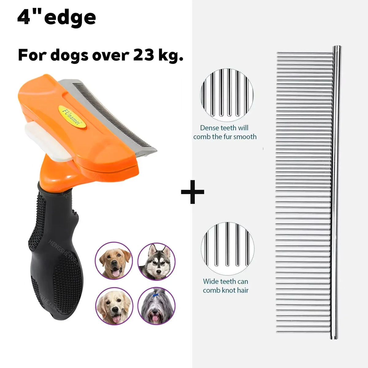 Cat Hair Removal Comb Grooming Brush