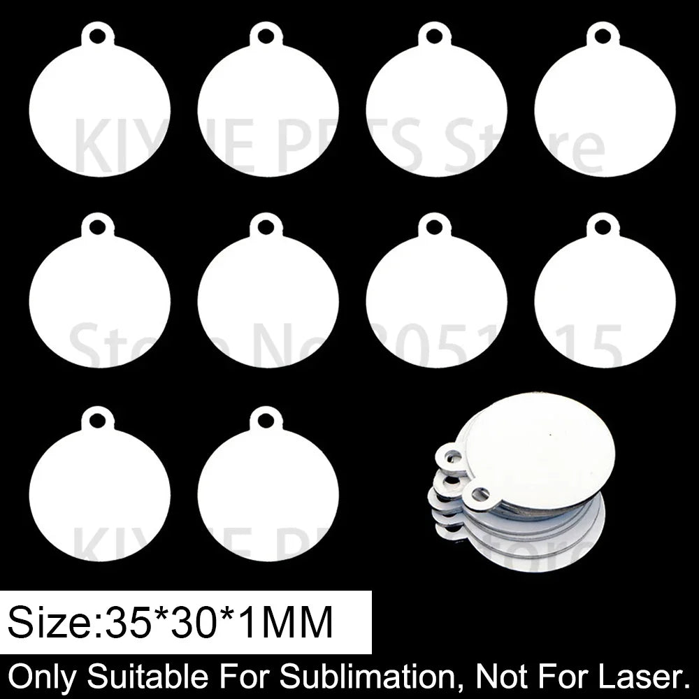 100Pcs Customize Sublimation Dog Tag Pet - ProPawPet.com