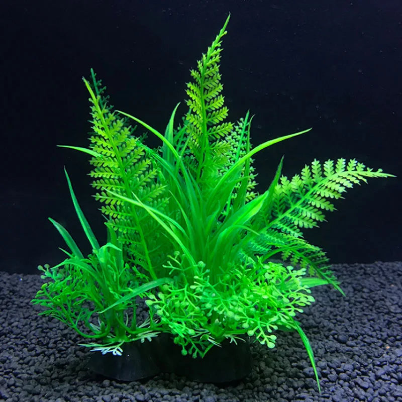 12 Kinds Artificial Aquarium Decor Plants - ProPawPet.com