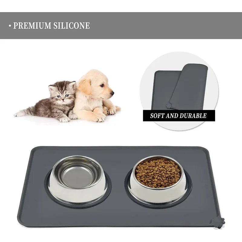 Pet Supplies Silicone Dog Bowl Mat with High - ProPawPet.com
