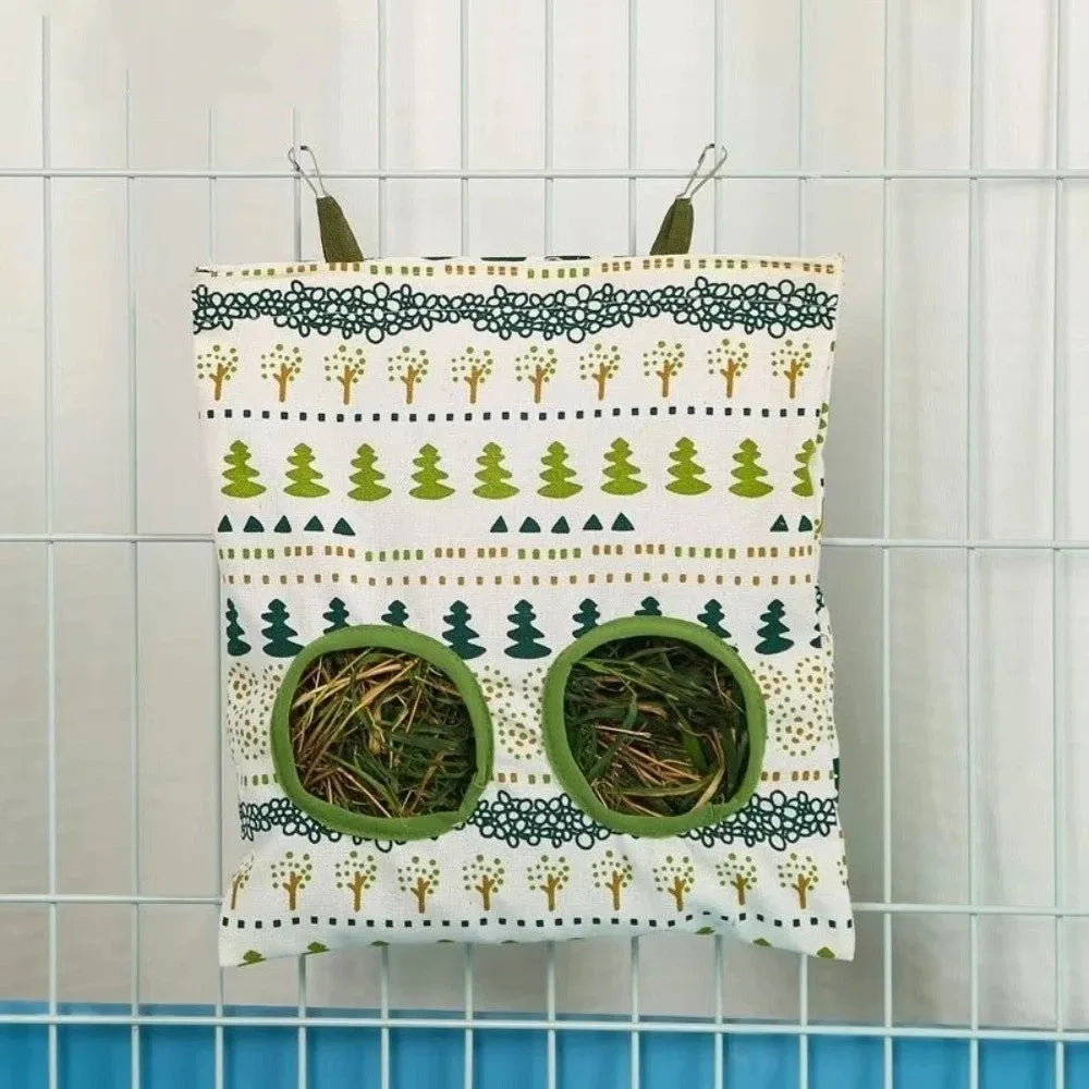 New 2/3 Holes Hanging Hay Bag Rabbit Ears - ProPawPet.com