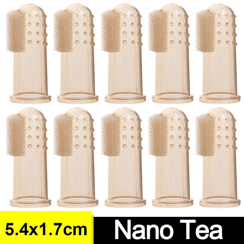 1/20x Pet Silicone Finger Toothbrush Teeth - ProPawPet.com