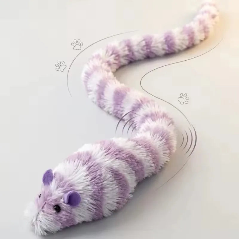 Interactive Squeaky Plush Mouse Cat Plaything – Cat Supplies