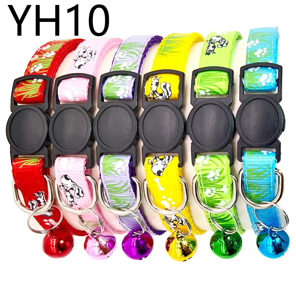 12Pcs Cute Bell Pet Collar Teddy Bomei Dog - ProPawPet.com