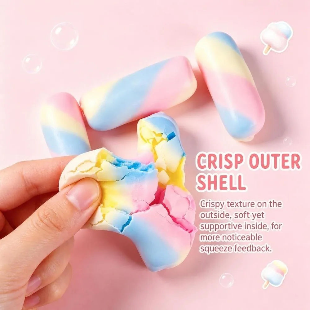 Chocolate Wax Cracking Squeeze Toy Donut Cat - ProPawPet.com