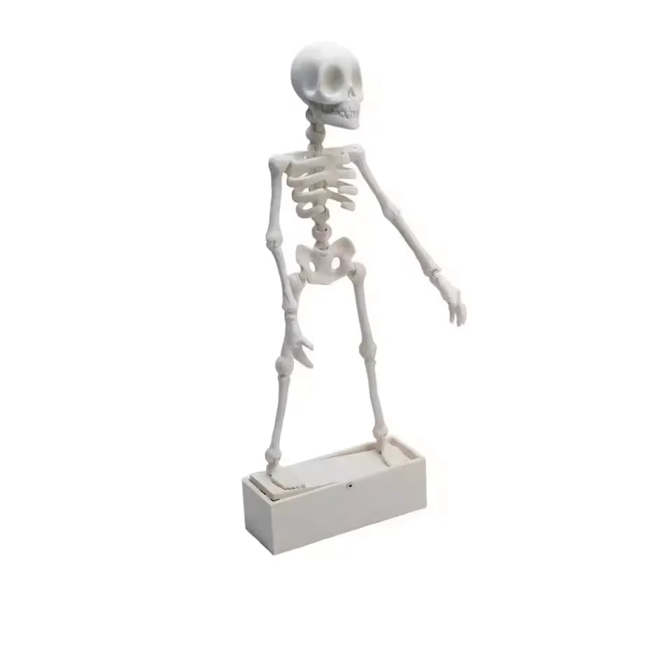 Bubble‑powered Movable Joint Dancing Skeleton Ornament for Aquariums