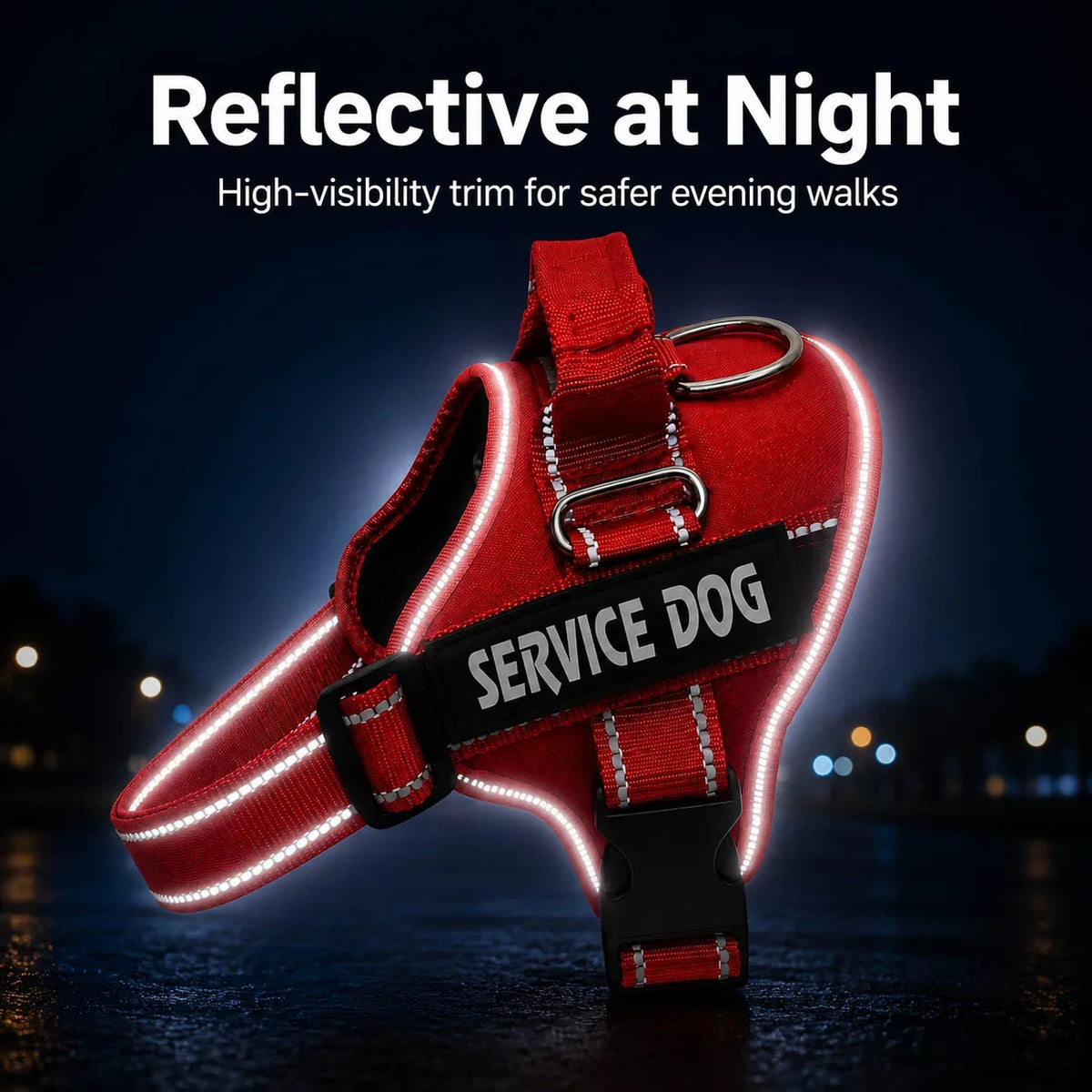 Nylon Dog Harness Personalized Reflective - ProPawPet.com