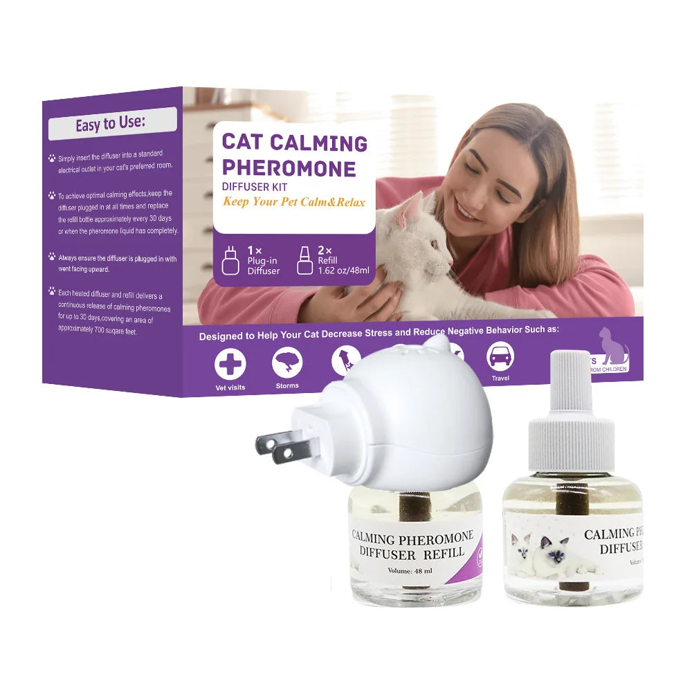 Pheromone Diffuser for Cats Plug – 3 Colors