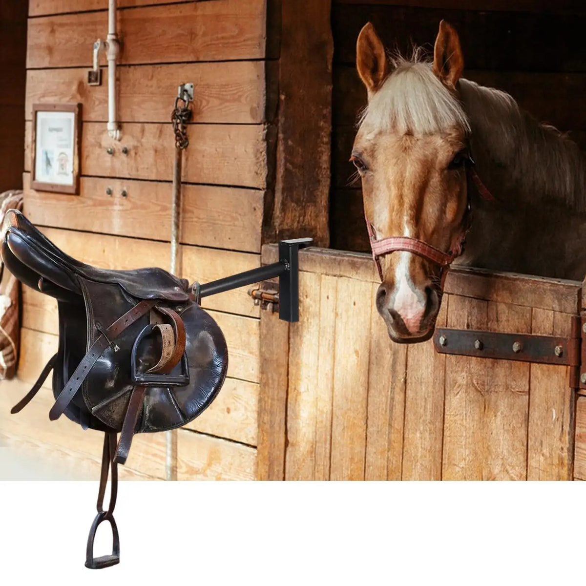 Horse Saddle Rack Stand Organizer Black - ProPawPet.com