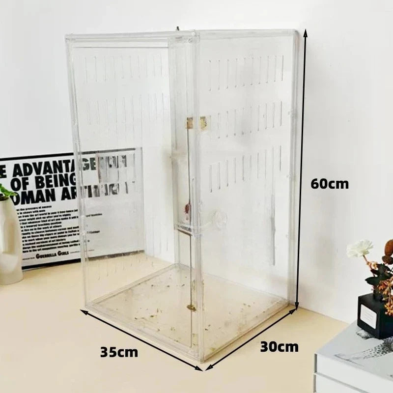 360° Clear View Bird Enclosure,splash-proof – 4 Colors