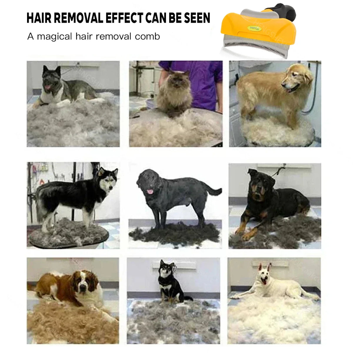 Cat Hair Removal Comb Cat Brush Pet Grooming - ProPawPet.com