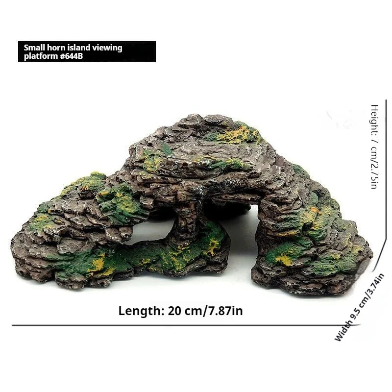 Turtle Platform Rectangular Aquarium Fish - ProPawPet.com
