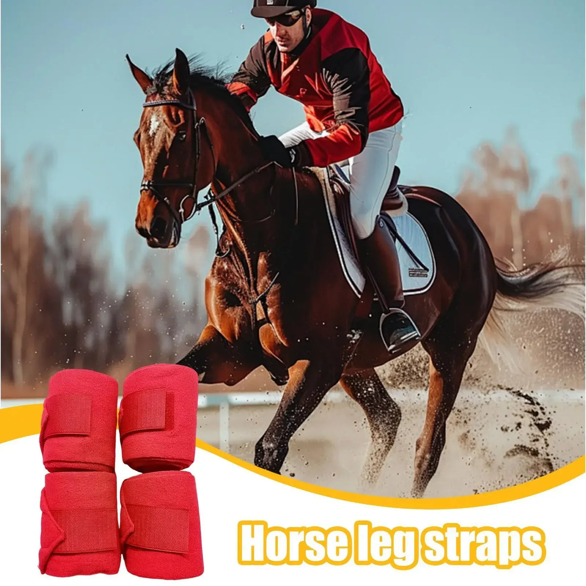2026 4Pcs Soft Horse Front Leg Protective - ProPawPet.com