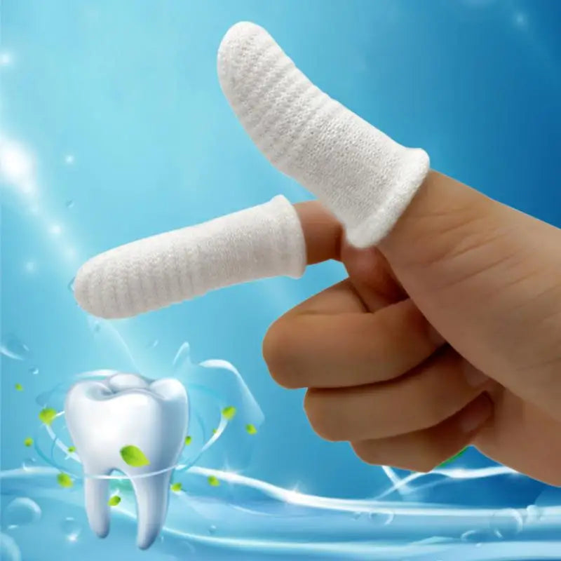 12/2pc Pet Two-finger Brushing Finger Cots - ProPawPet.com