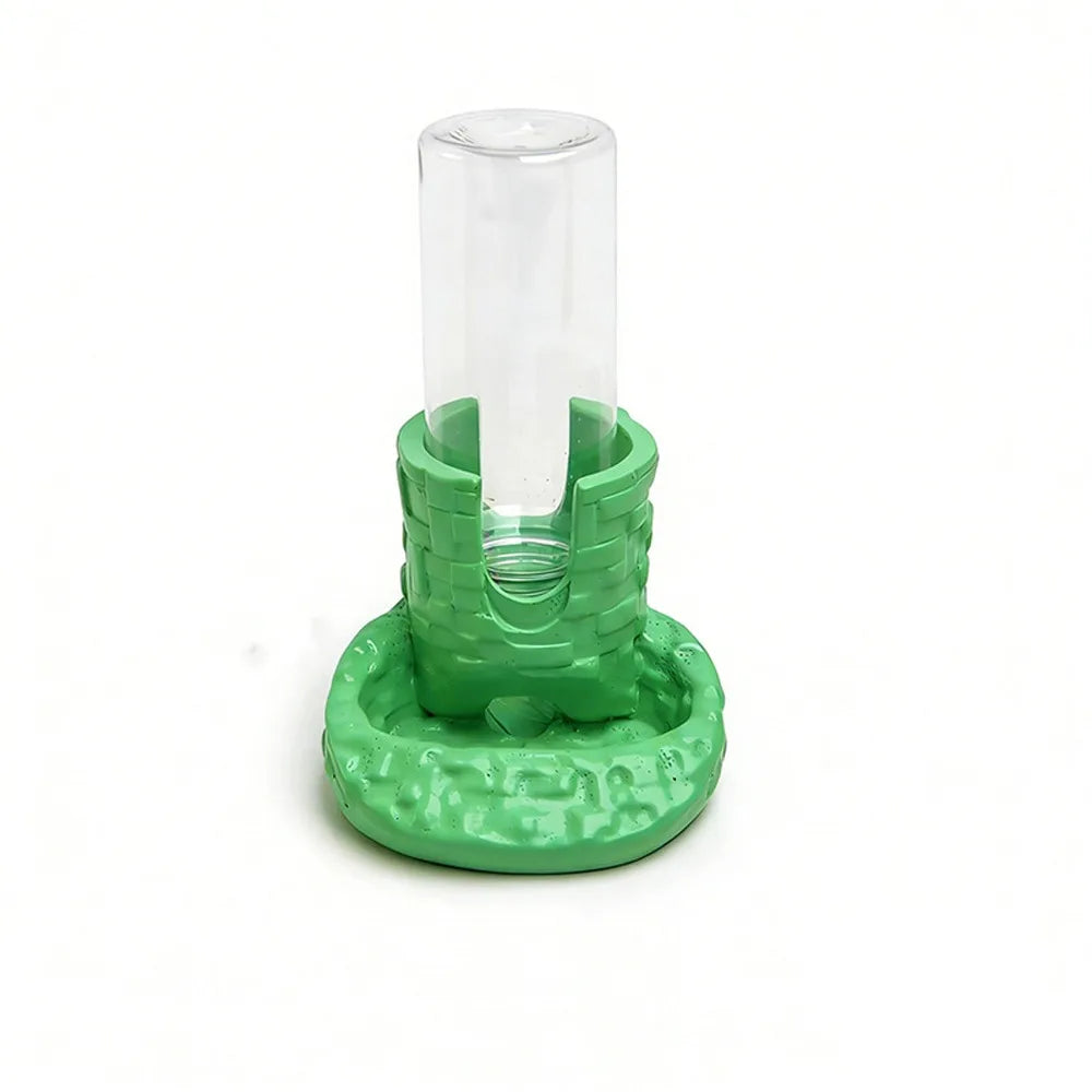 Plastic Reptiles Water Food Feeder Removable Anti Slip Base – 9 Colors