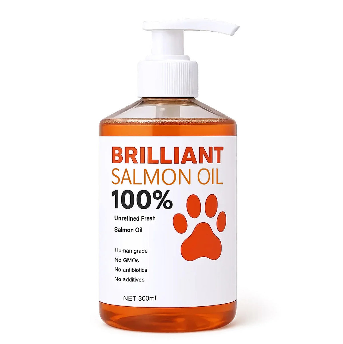 300ml 10.15 Fl Oz, 100ml 3.38 Fl Oz Human Grade Salmon Oil – Dog Supplies
