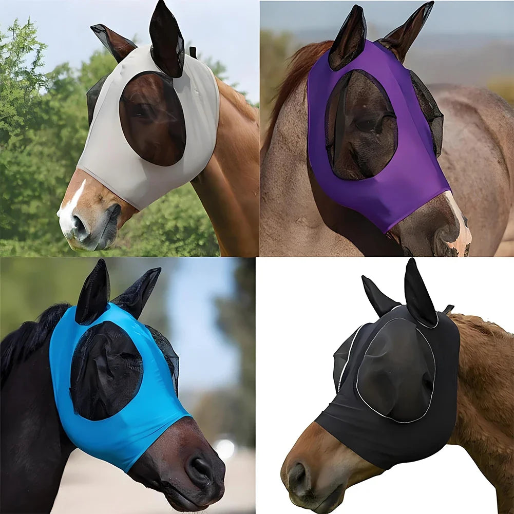 Anti Fly Stretchy Knitted Mesh Mask - ProPawPet.com