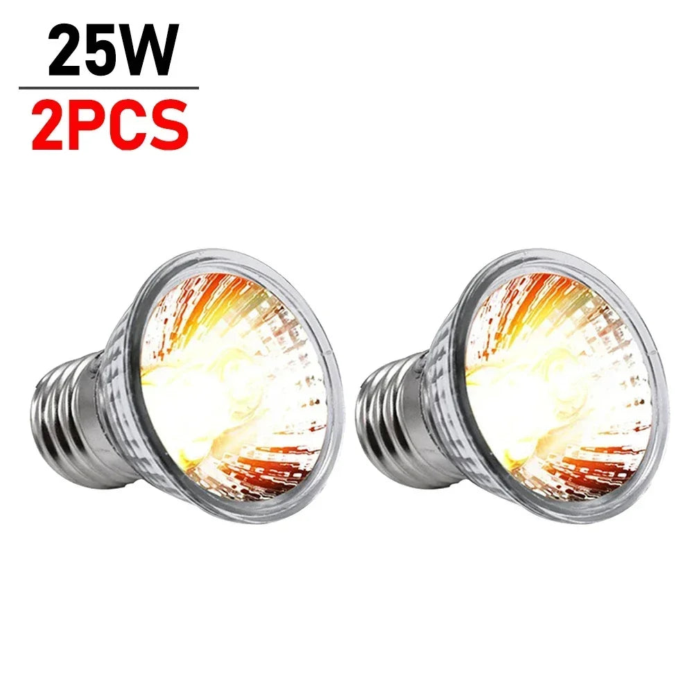 5 Tortoise Lizard Basking Lamp 25w 50w 75w Pet Heating E27 – 12 Colors